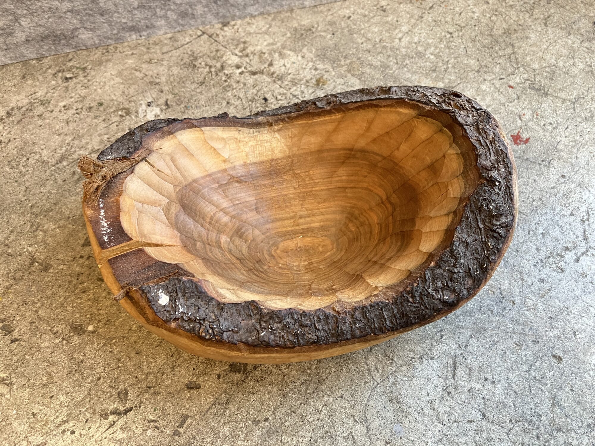 木工教室グリーンウッドワークコース①の課題：「ニマ」